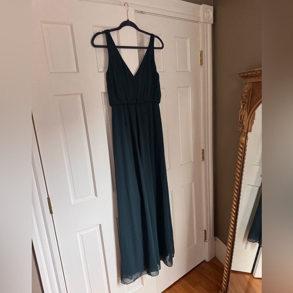 Forest Green Wedding Guest / Bridesmaid Dress